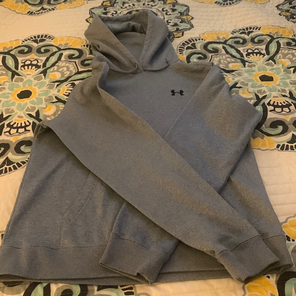 Grey under armor hoodie